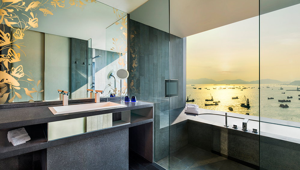 The Marvelous Suite bathroom at W Hong Kong